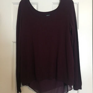 Torrid High Low Split Back Sweater - SZ 0 - NWOT